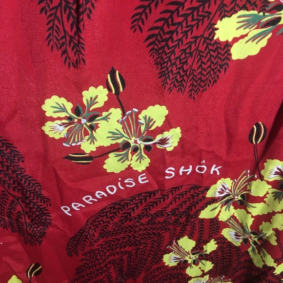 Womens Shok Dress Hawaiian Tropical Tourist Beachy Boho Vacation Maxi Length - Picture 6 of 6